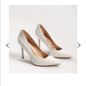 Sam Edelman Hazel - white leather pumps